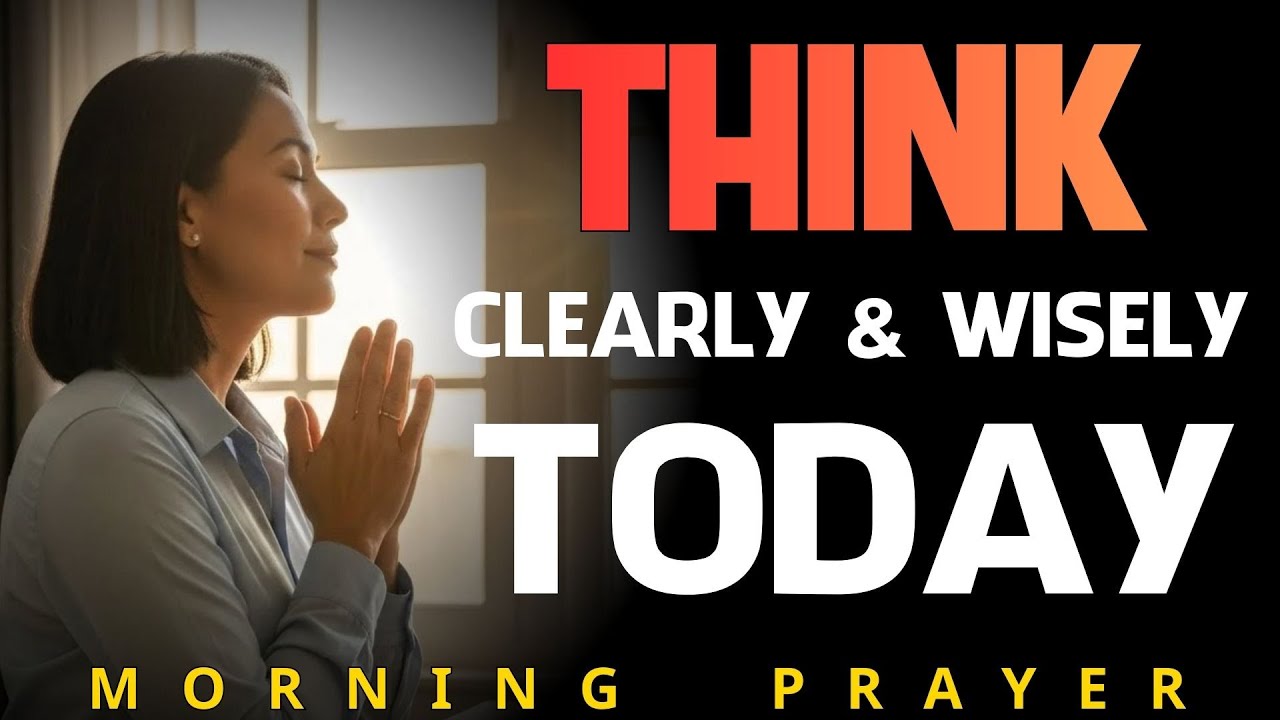 Lord, Help Me Think Clearly and Wisely Today | Morning Prayer