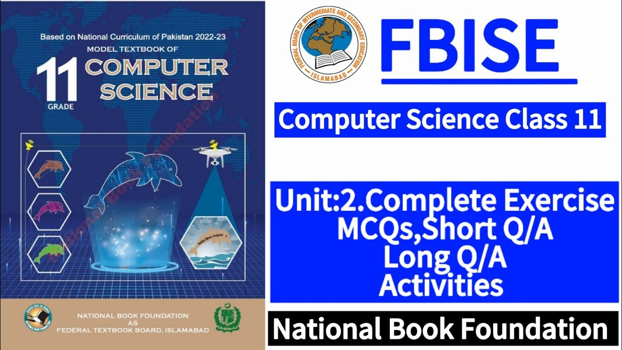 Class 11 Computer Unit 2 ,Complete Exercise| New Syllabus 2024|LearnOnlineWithAnum