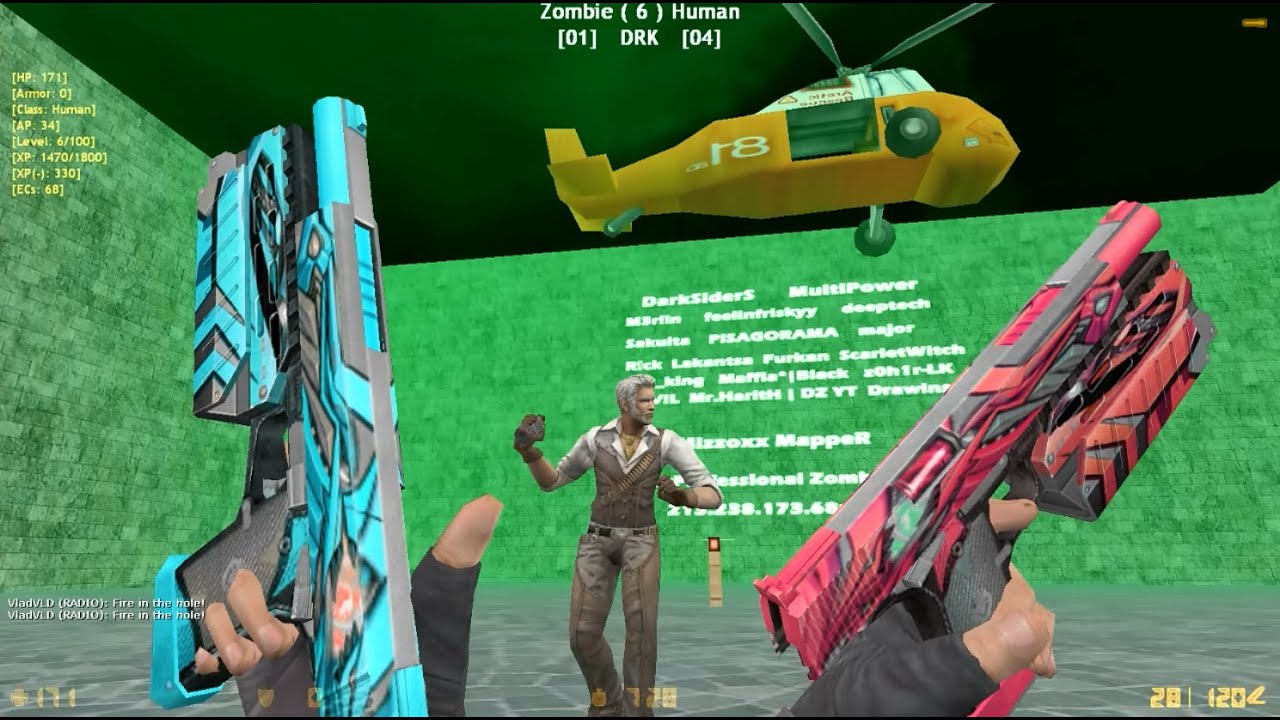 Counter-Strike 1.6: Zombie Escape Mod - ze_Unknown_Escape_dp on Darkfrag