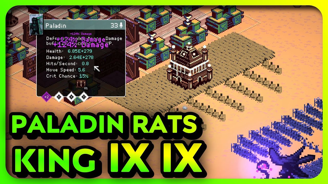 King of Progress IX IX difficulty - Paladin Rats build guide | 9 Kings