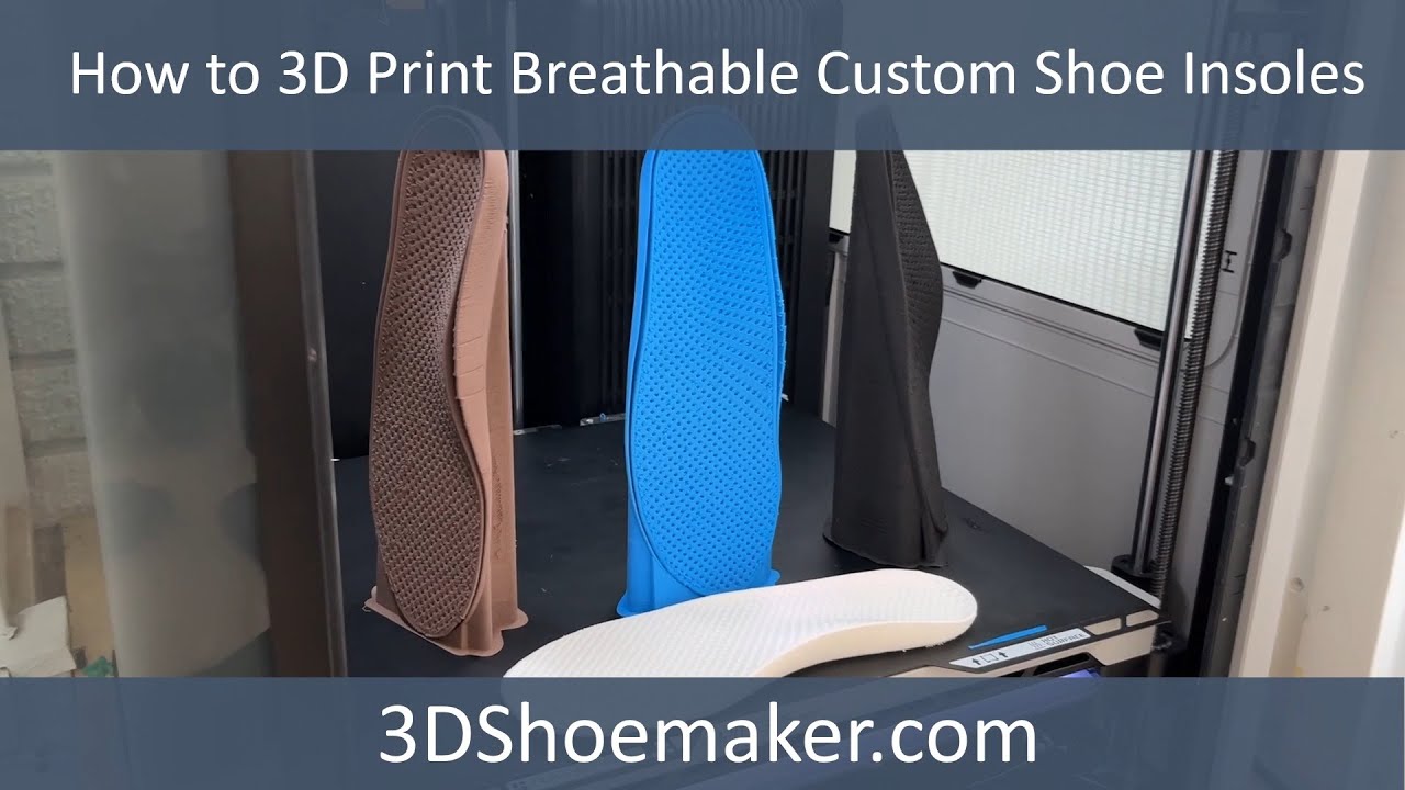 Как напечатать на 3D-принтере дышащие стельки для обуви на заказ