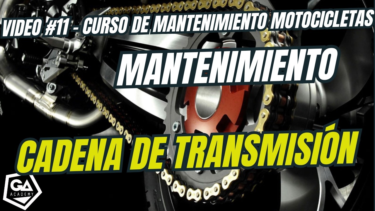 Video #11 Mantenimiento de la cadena de tu moto
