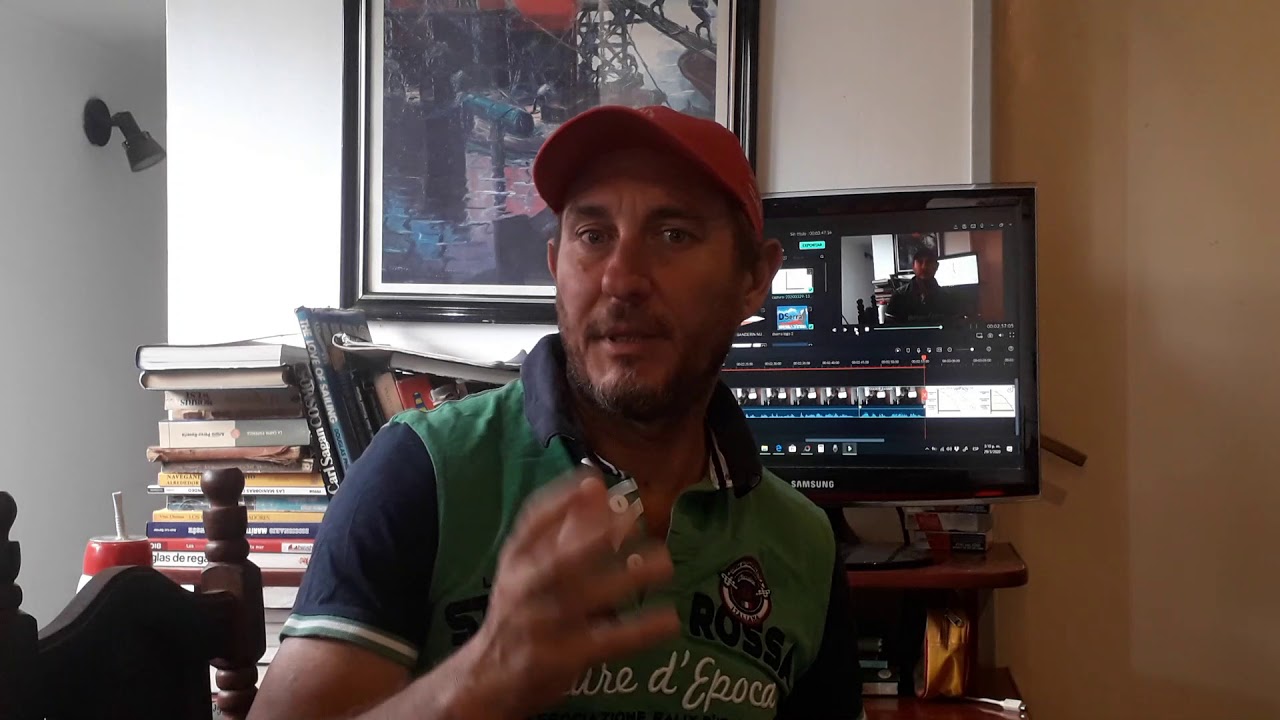Daniel Serra explica el trimado de la mayor en ceñida, el twist utilizando el traveller.