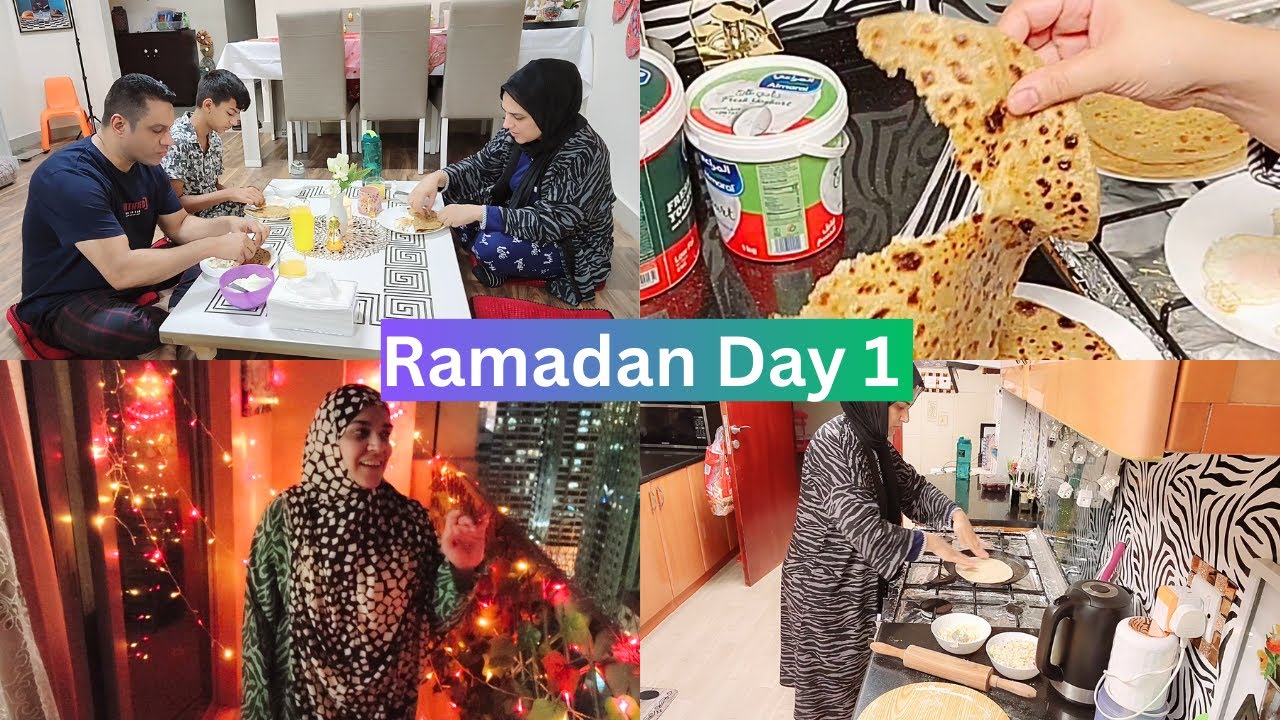 Is baar Ramadan Routine tough hai - Taraweeh se Sehri Routine vlog - Onion & Cheese Paratha