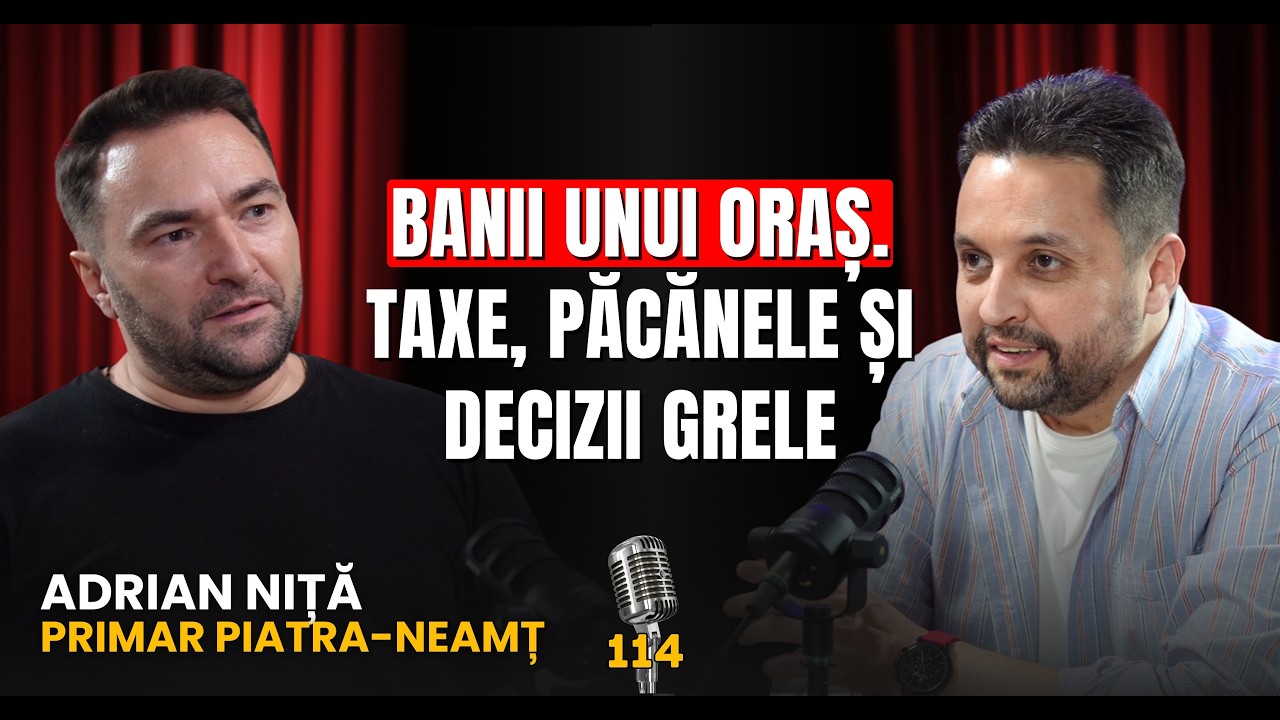 Jocuri de noroc, impozite și administrația reală a unui oraș...Podcast cu primarul Adrian Niță
