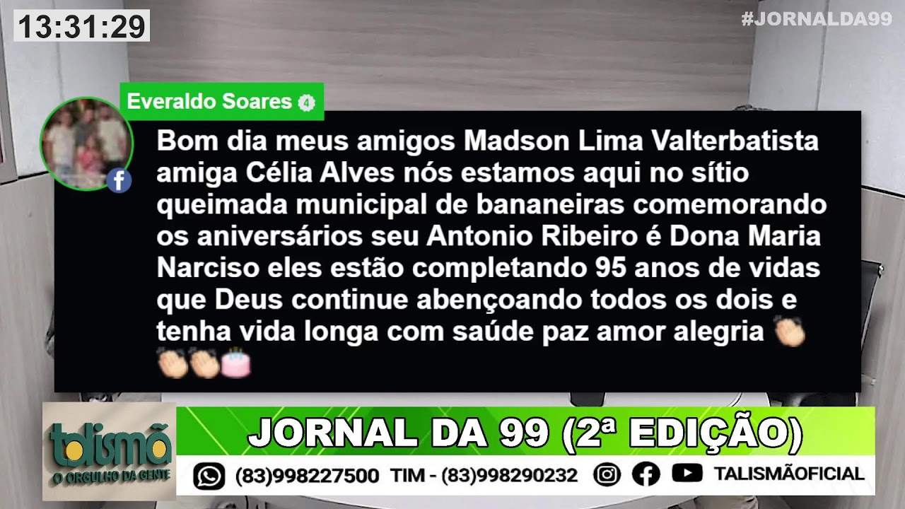 • Jornal da 99 (2ª Edição)  10/02/26