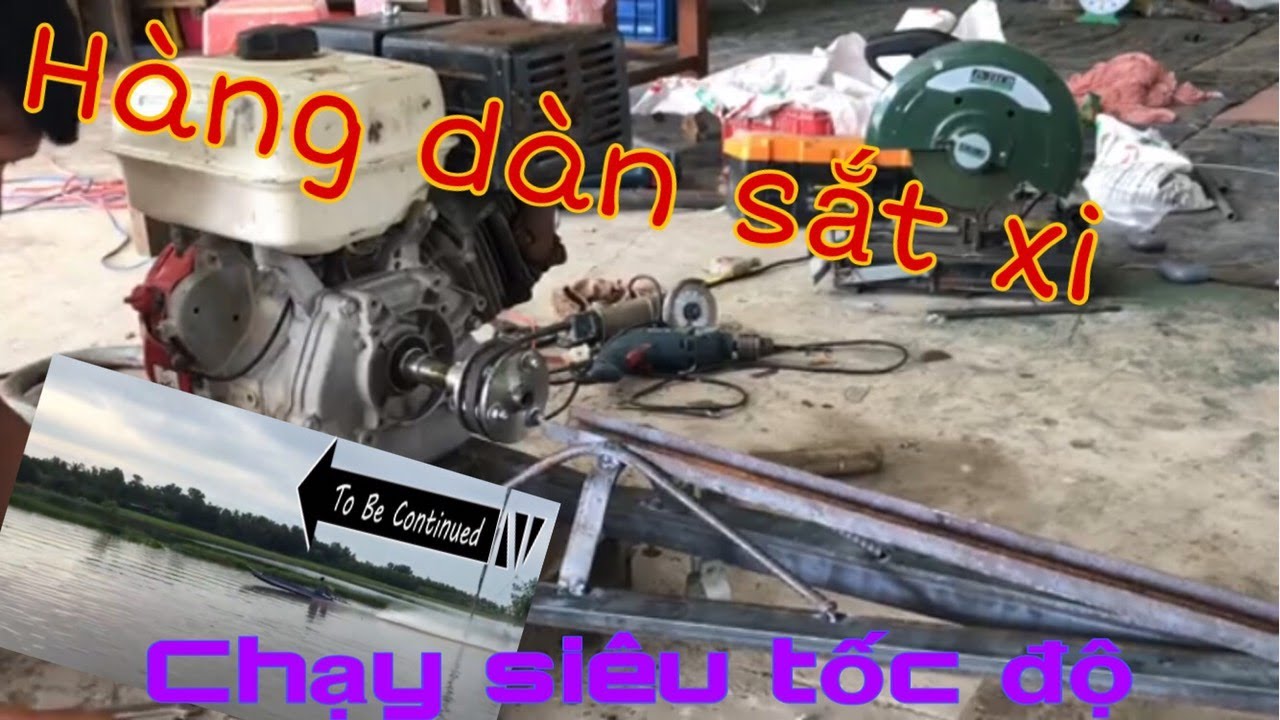 Hàng dàn sắt xi | test máy 13hp động cơ xăng | Nhạc Sống 8 Tới