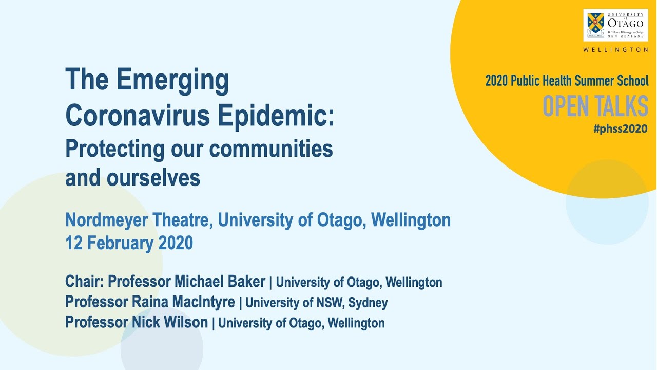 Experts Talk | The Emerging Coronavirus Epidemic – protecting our communities and ourselves