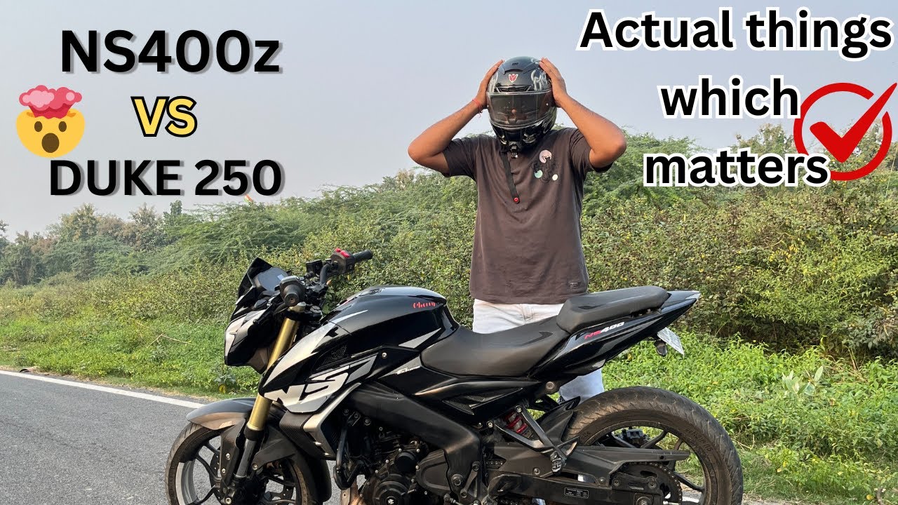 Ns400z vs duke250 🤯🤯which one 😳you should buy 😱!!