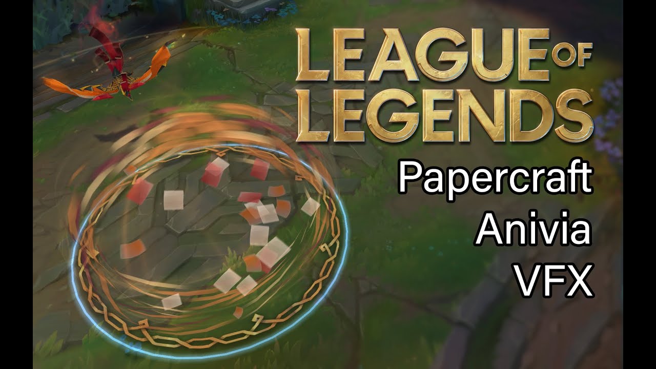 Papercraft Anivia skin visual effects