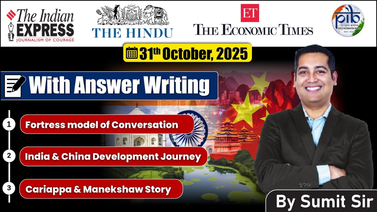 31 October Editorial Discussion | Fortress model of conservation, China Development Journey, Ethics
