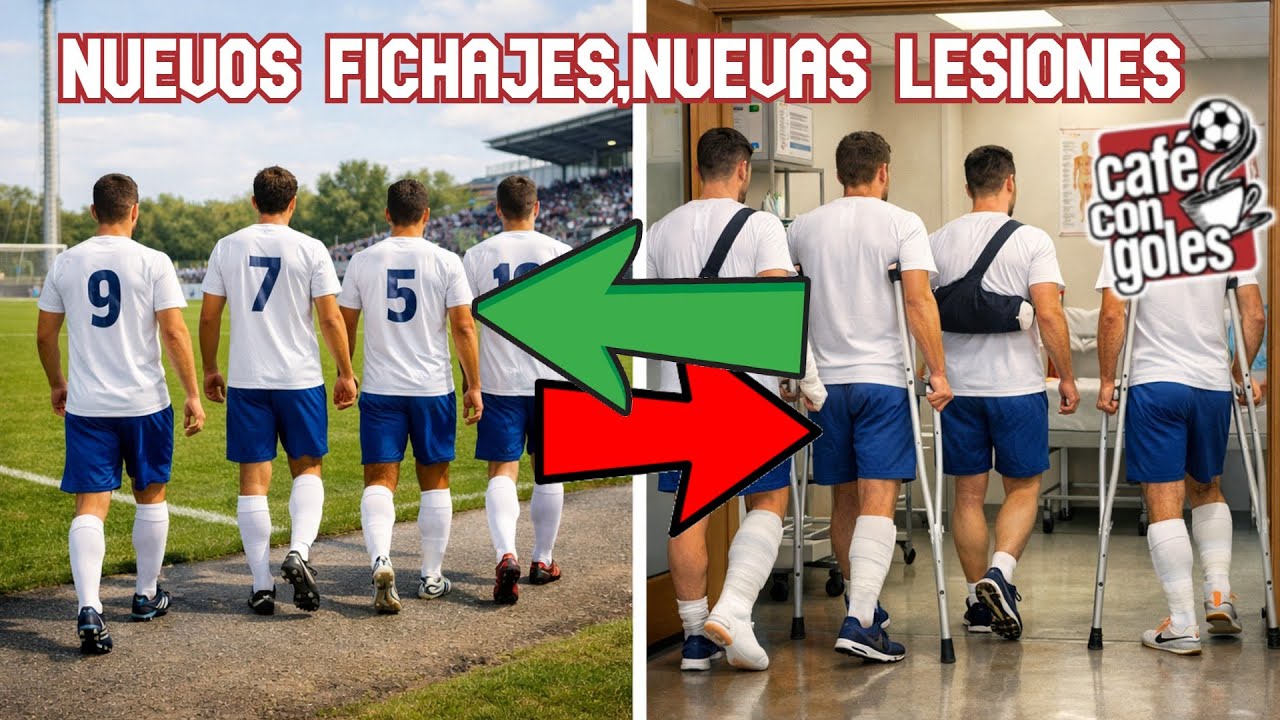 NUEVOS FICHAJES, NUEVAS LESIONES|Café con Goles - Miércoles, 04/02/2026