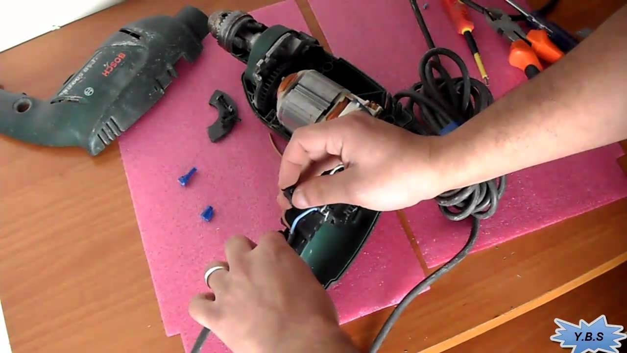 Reparar taladro de la marca BOSCH / cable roto