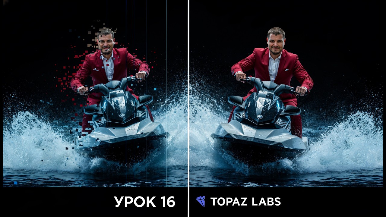 Улучшить видео легко. Урок 16. ✅ Topaz. Апскейлер видео. Нейросети для начинающих. Цены, функции.