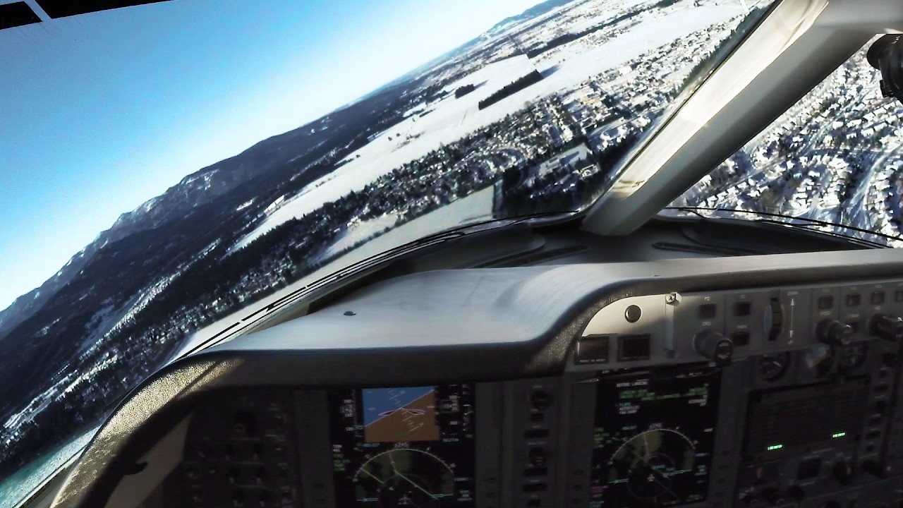 Coeur d'Alene (KCOE) Approach and Landing