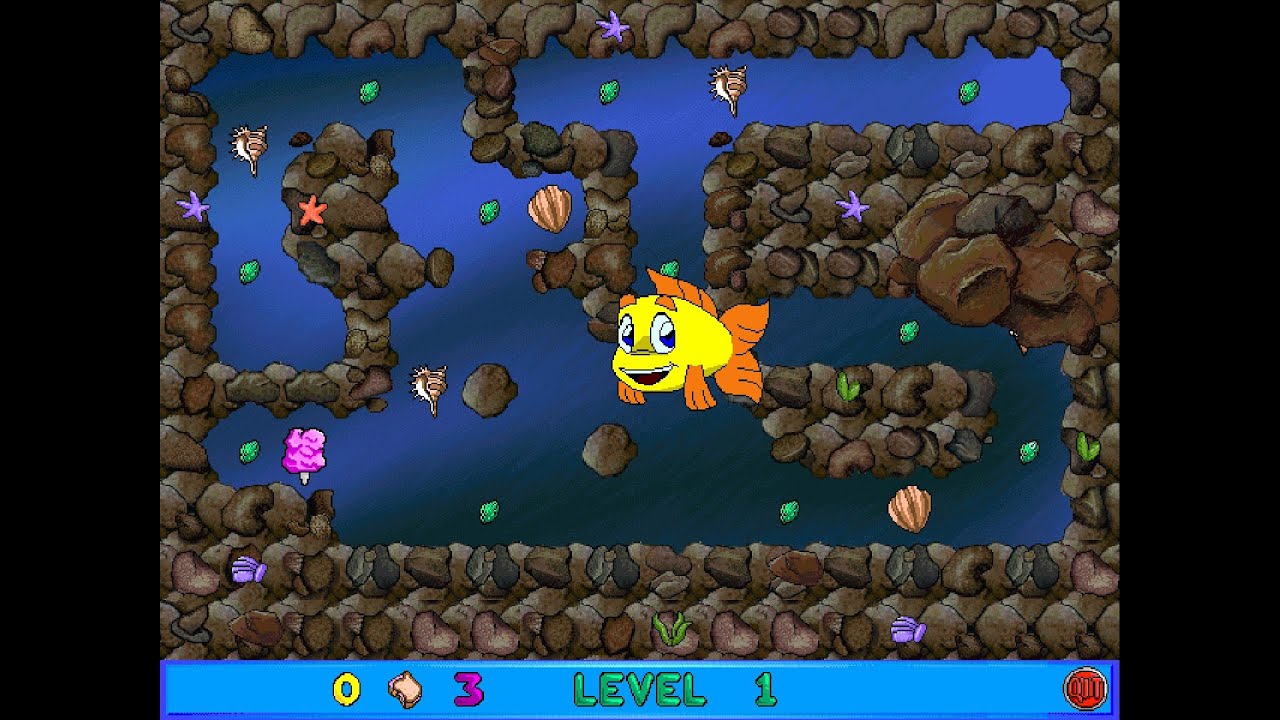 MyCustom Freddi Fish's Maze Madness: Levels 1-5 (The Rocky Corridor)