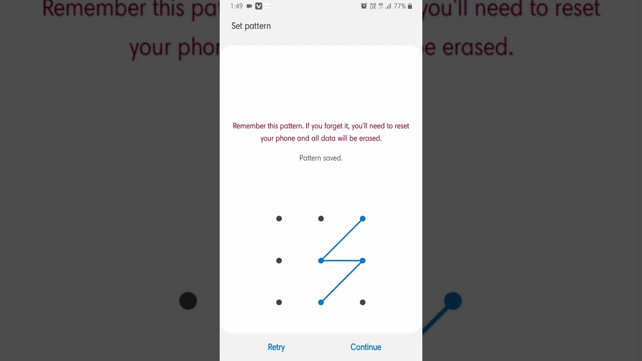 Stylish S pattern lock||