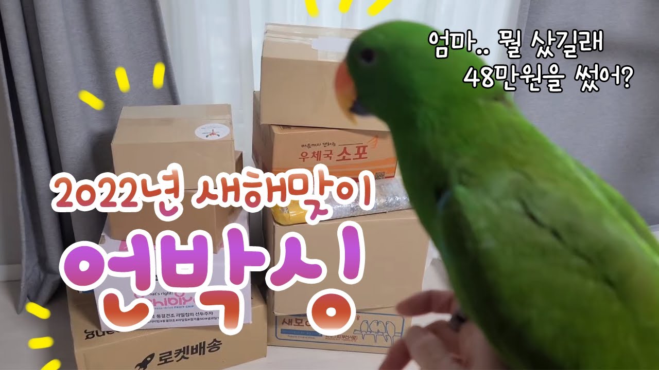 [지구/언박싱] 2022년! 새해맞이 언박싱!