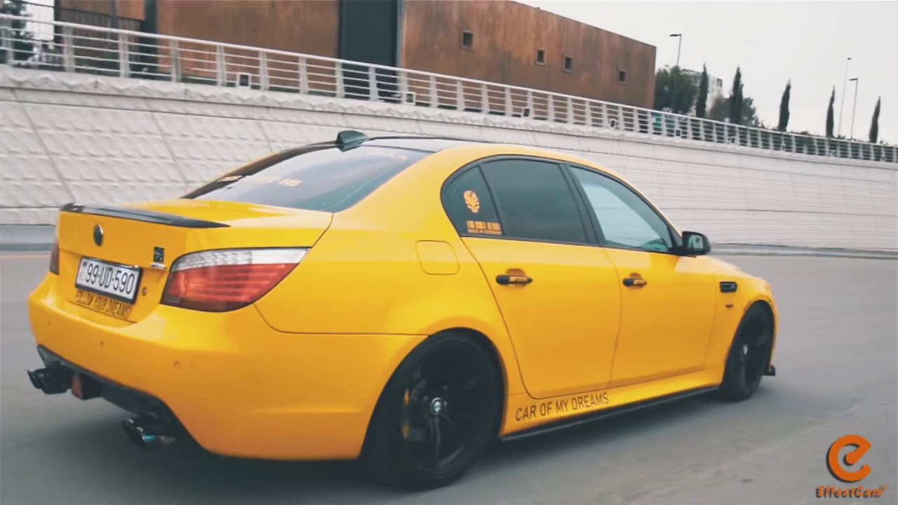 Bmw e60 m5 yellow (baku)
