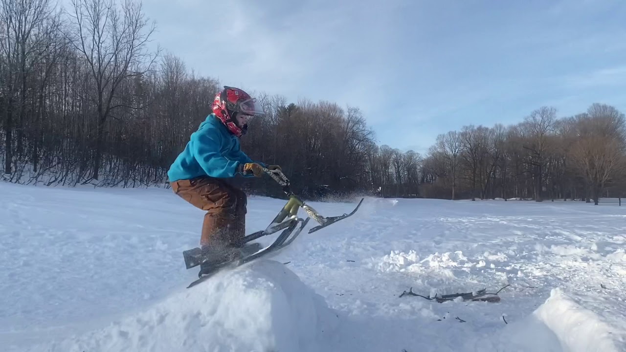 GT snow racer-biggest jump I've ever hit!!!!  *7ft+*