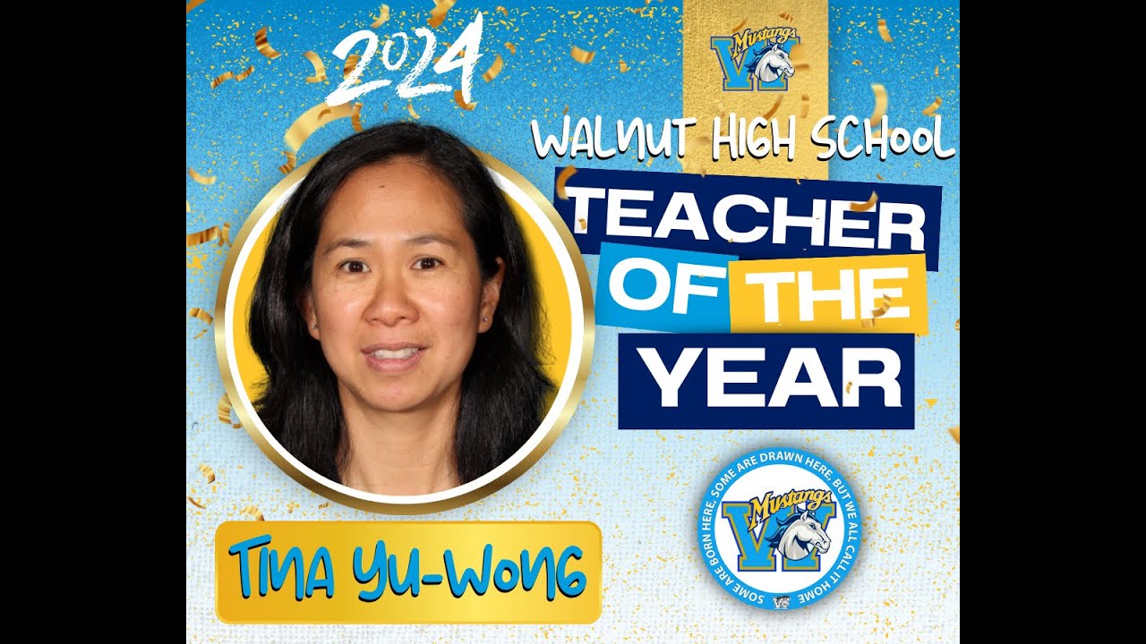 Introducing the 2024 Walnut High School Teacher of the Year!