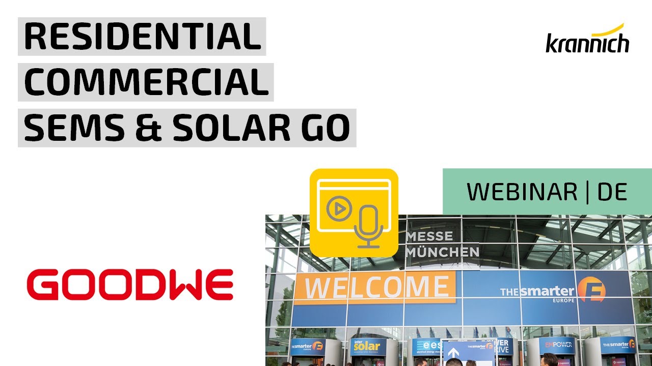 Webinarreihe Intersolar 2024 Highlights – GoodWe (6/8)
