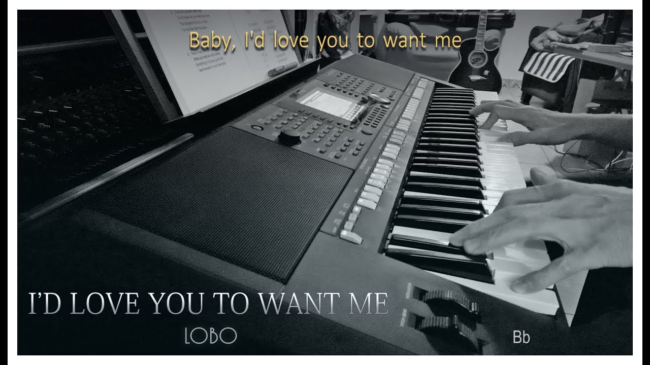 I'D LOVE YOU TO WANT ME - (Keyboard Cover)