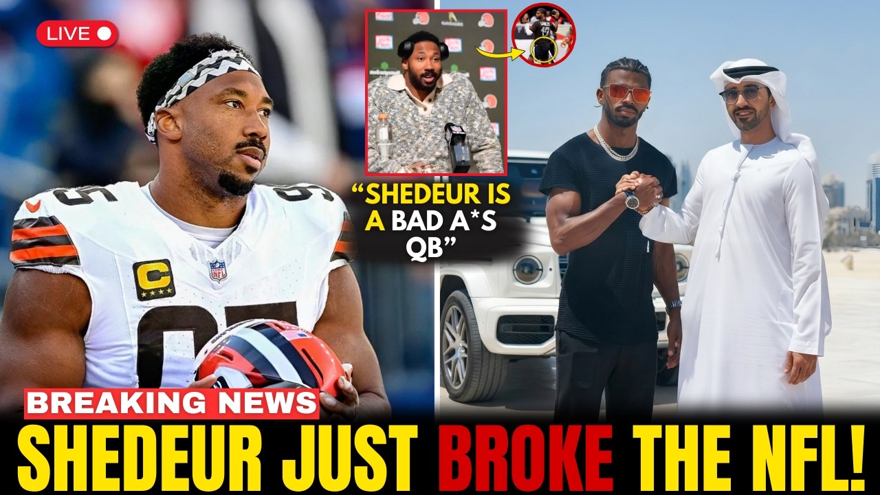 Myles Garrett INSTANTLY REGRETS LYING About Shedeur  After His Saudi PIF Deal BREAKS The Internet!
