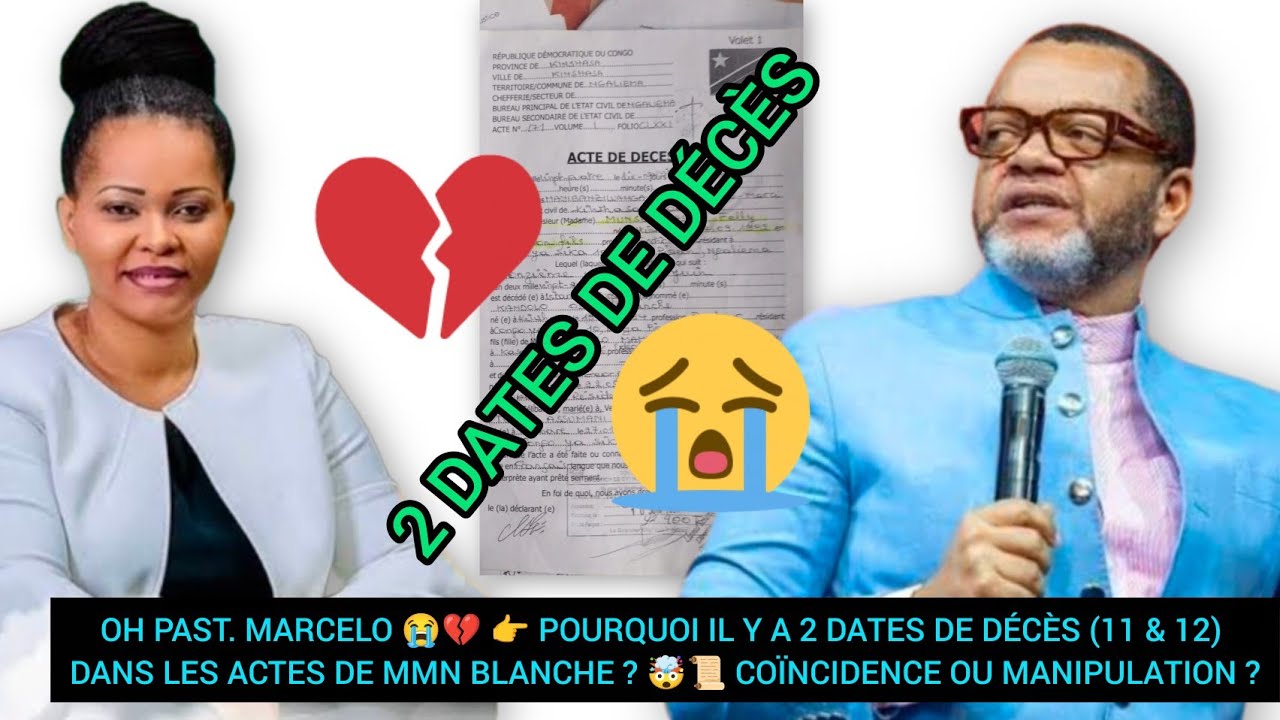  PAST MARCELO😭💔POURQUOI IL Y A 2 DATES DE DÉCÈS (11 & 12) DANS LES ACTES DE MMN BLANCHE?🤯LA VERITÉ