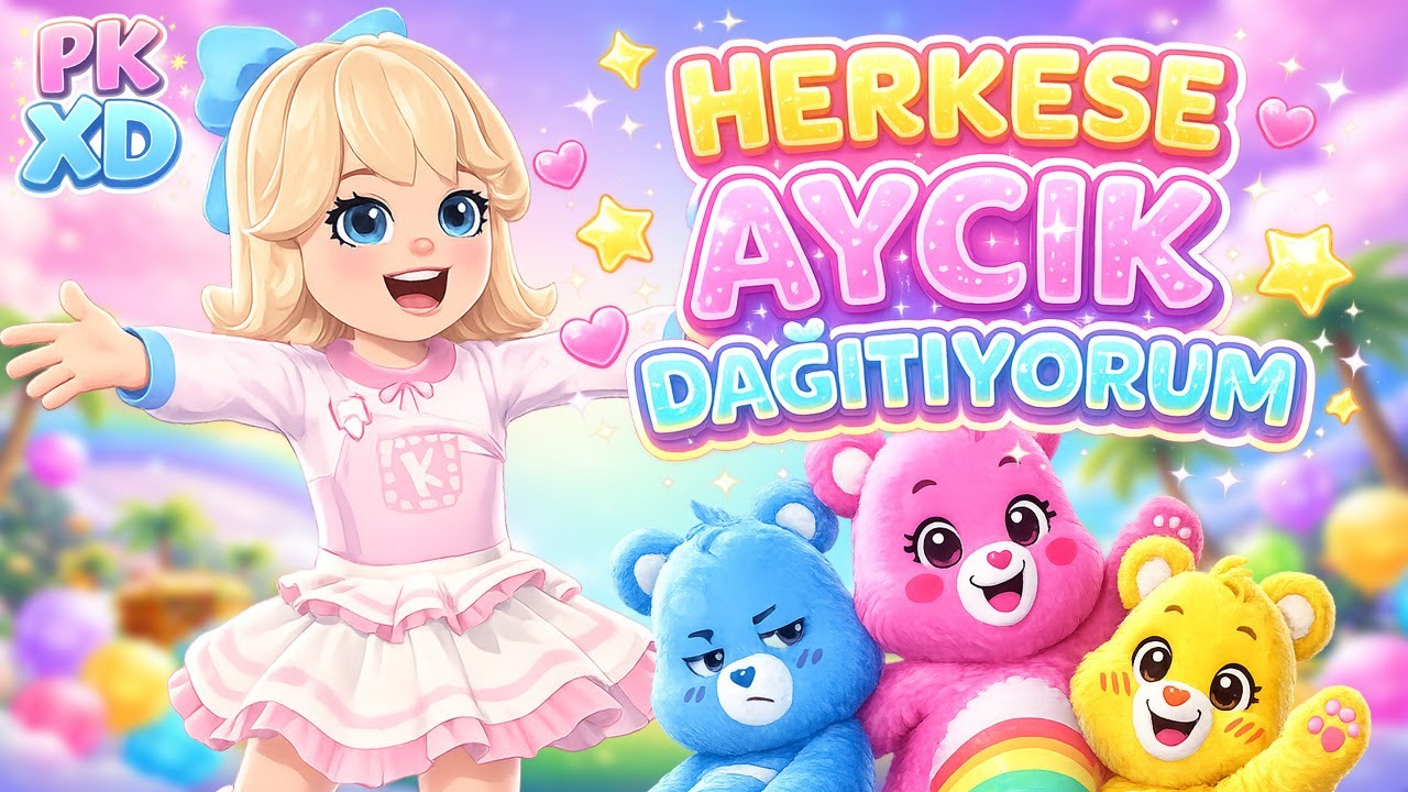 🔴 CANLI! PK XD 🎁 HERKESE ÜCRETSİZ AYICIK DAĞITIYORUM! (KATIL)