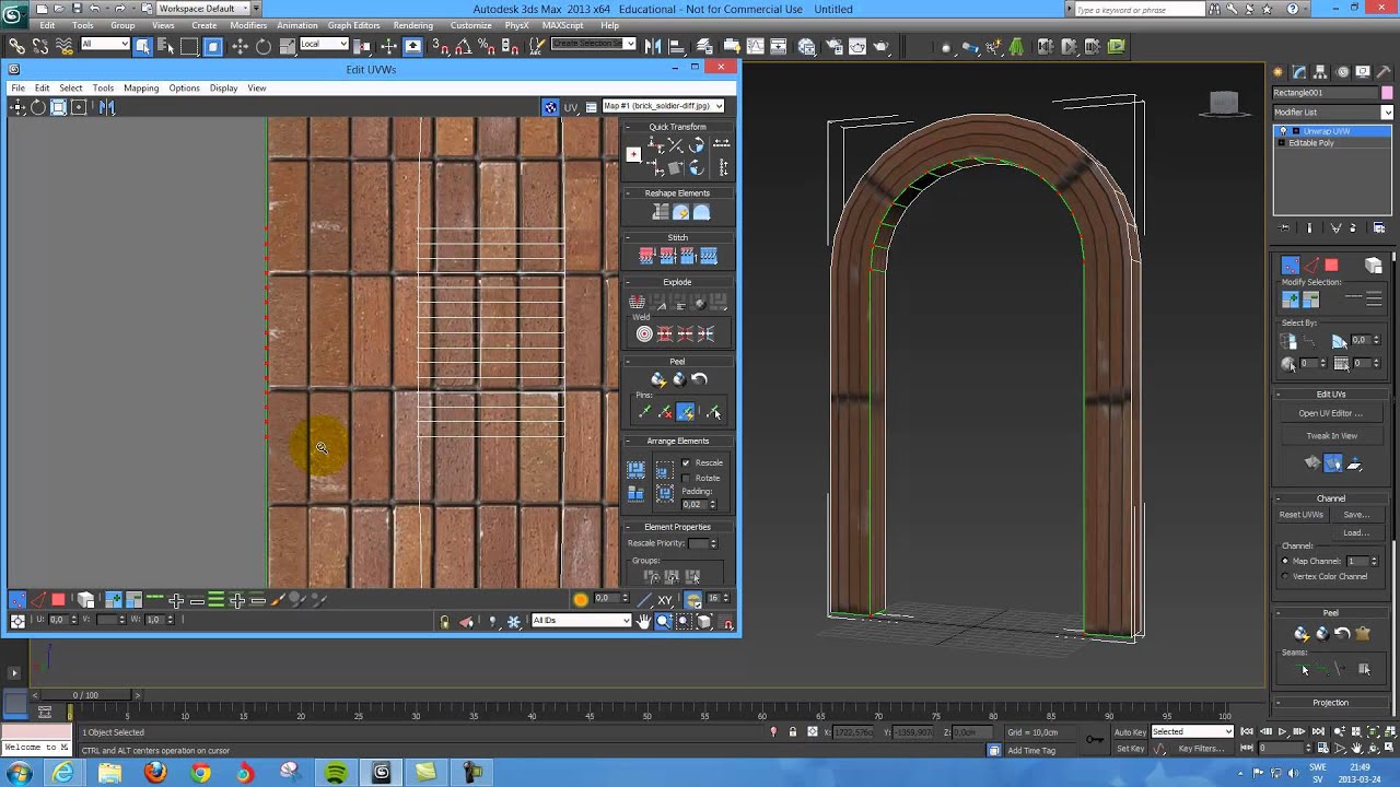 Unwrap Arch Door