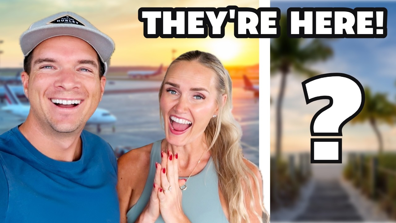 ✈️ THEY'RE HERE!! 🥳 FAMILY FLYING ACROSS THE COUNTRY VISITING FLORIDA FOR SPRING BREAK! 🏝️