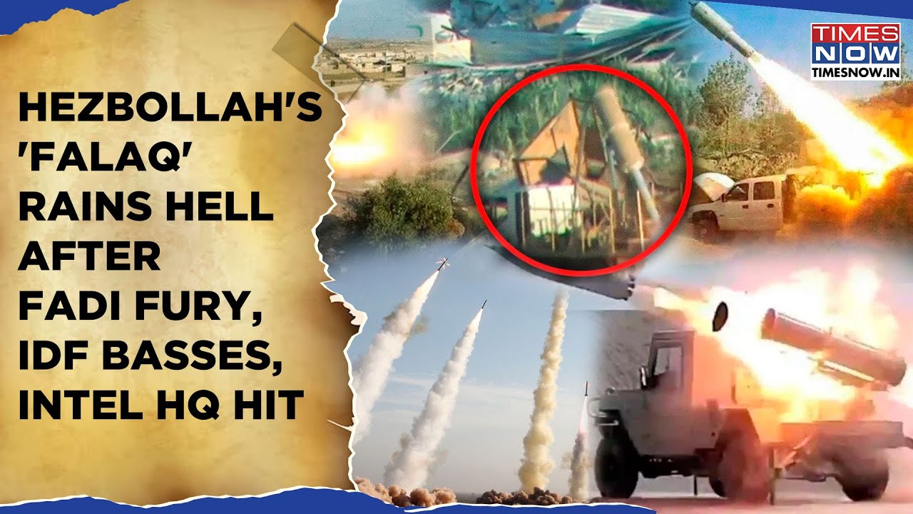 IDF Hit By Hezbollah's Falaq-2 After Fadi Fury|150 Rockets Rain Hell On Israeli Bases, Intel HQ