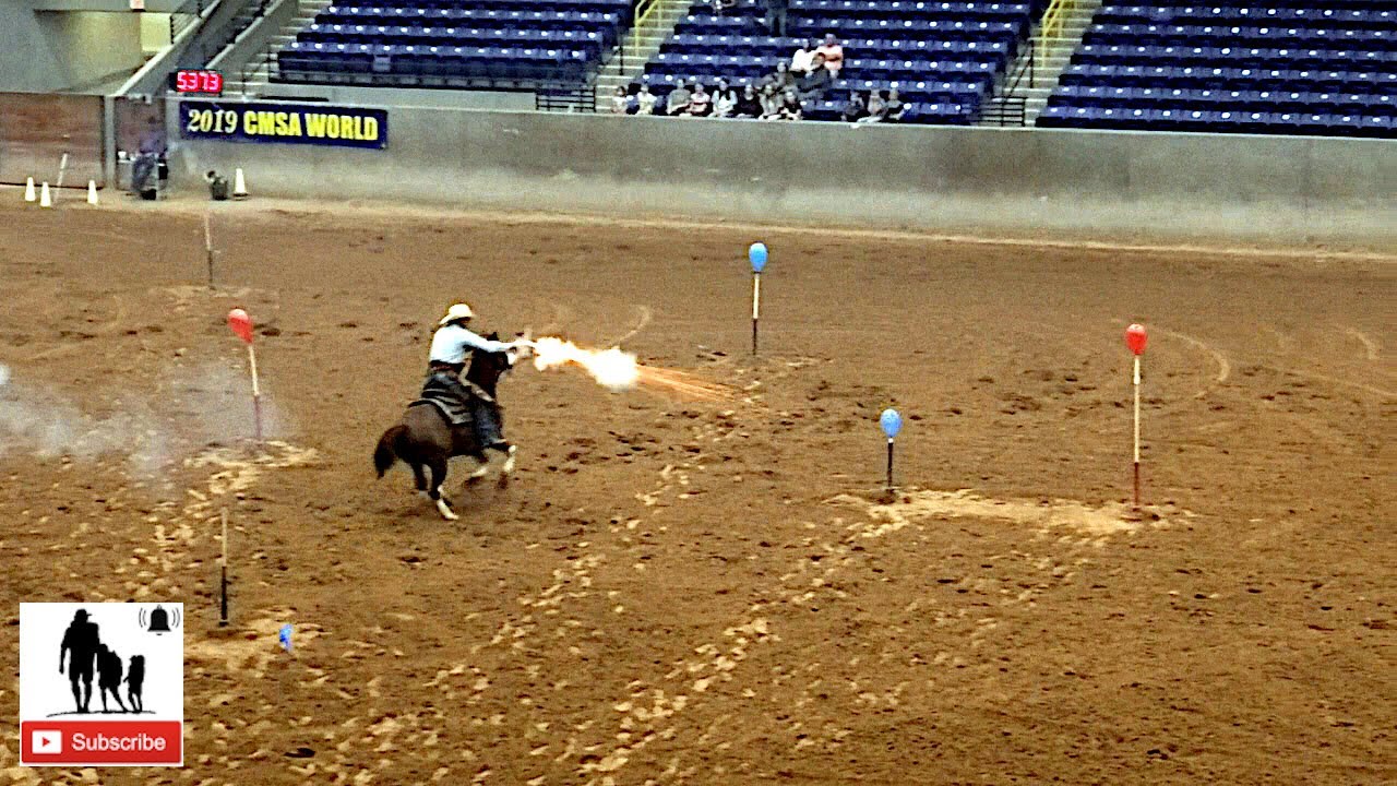 Mounted Revolver Shooting - 2019 CMSA World Championships