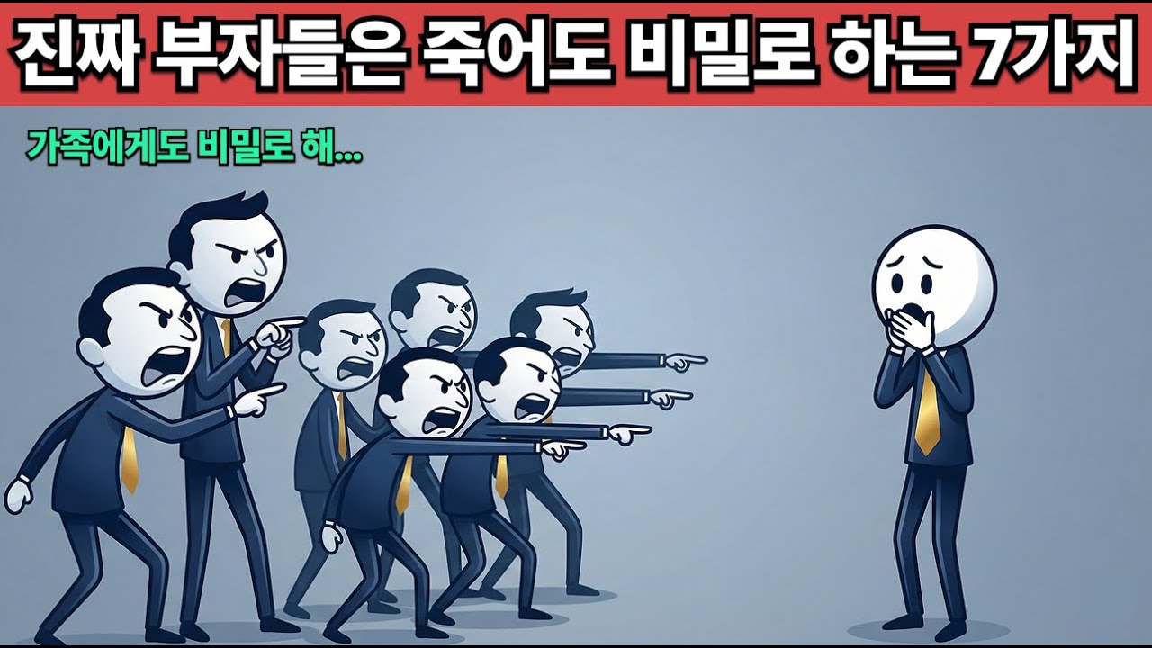 진짜 부자들은 죽어도 비밀로 하는 7가지