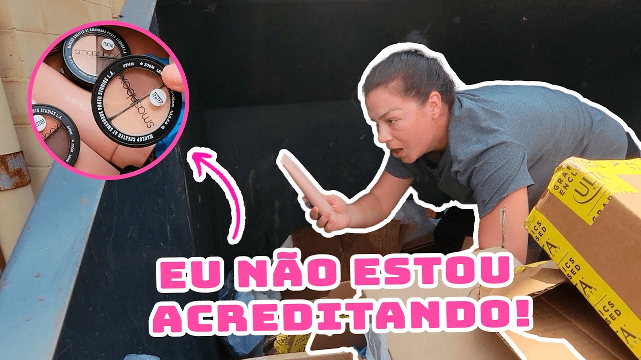 Dumpster-OLHA QUANTA COISA EU ACHEI NO LIXO 😳😳