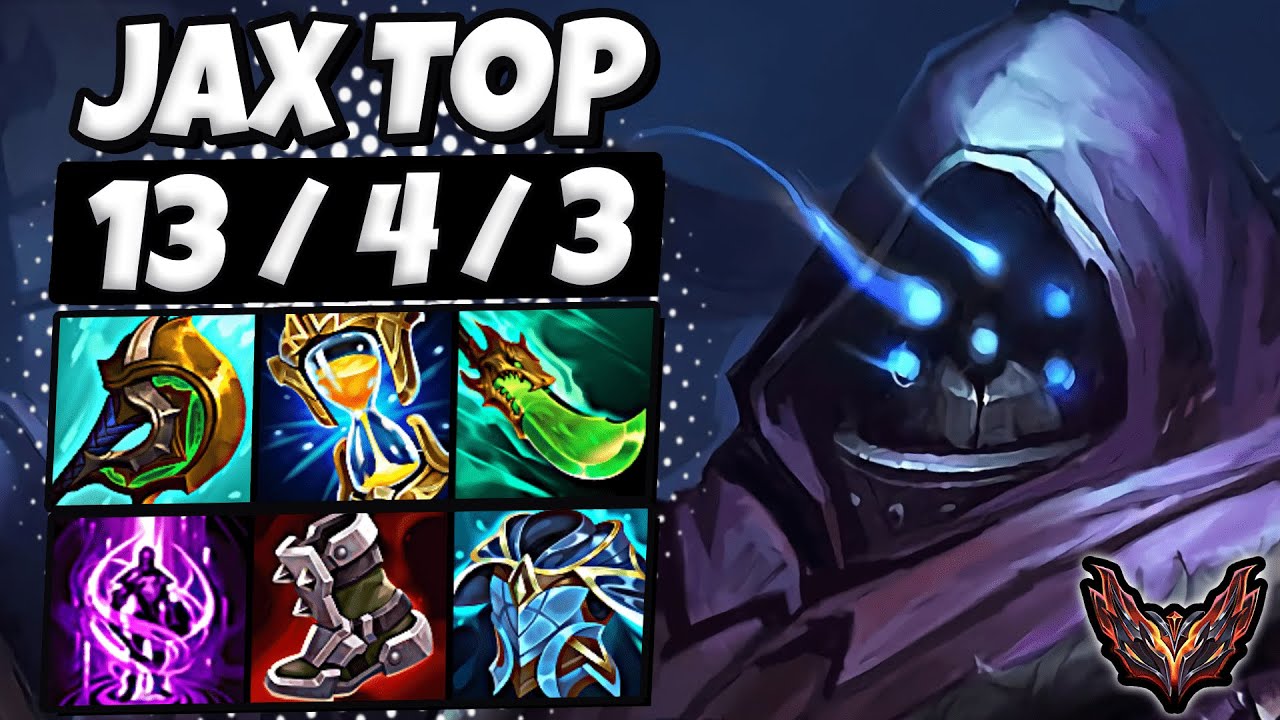 Jax vs Tryndamere [ TOP ] Lol Korea Grandmaster Patch 13.17 ✅