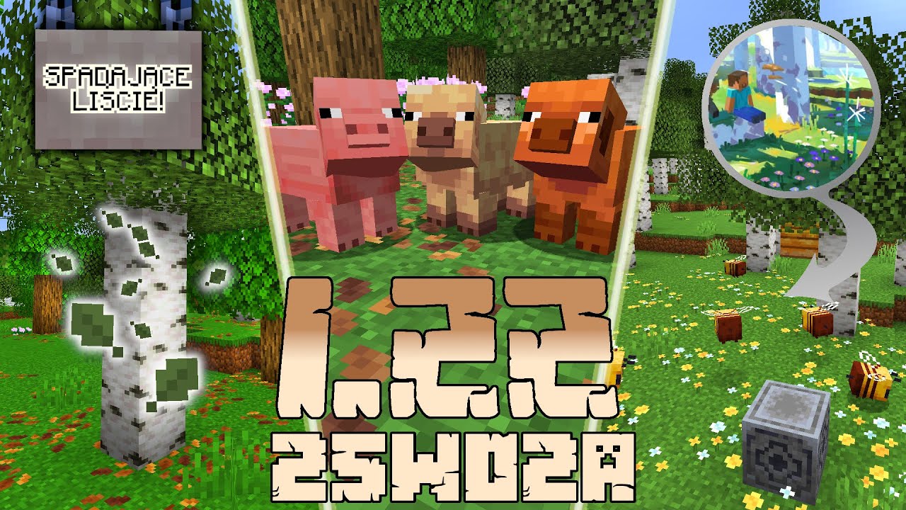 Minecraft 1.22: [Snapshot 25w02a] AKTUALIZACJA ŚWIATA i LASÓW! - NOWE ŚWINIE!