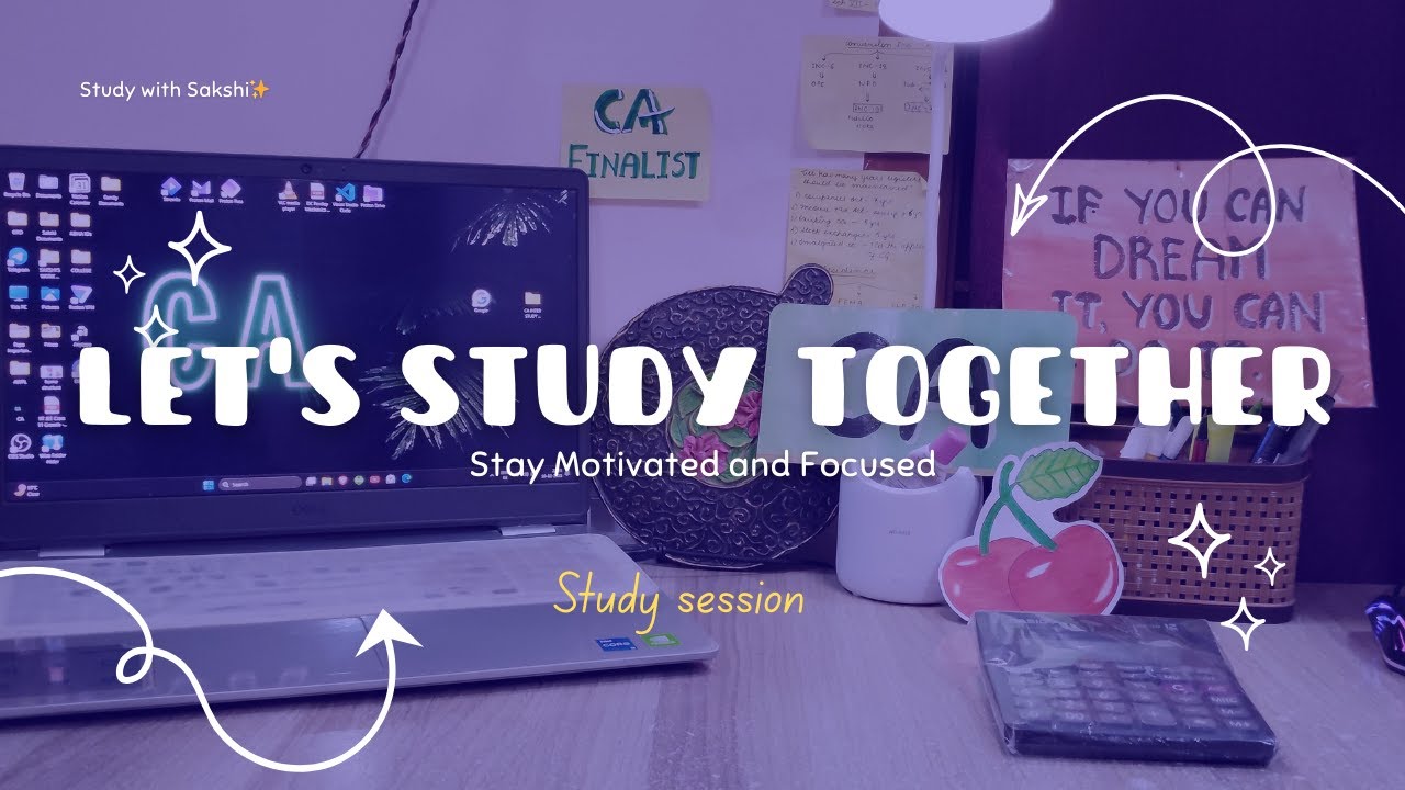 📝Let's Study Together - 48 ft CA Inter Aspirant  🔥 #live#motivation#study#ca#cs#cma#jee#neet