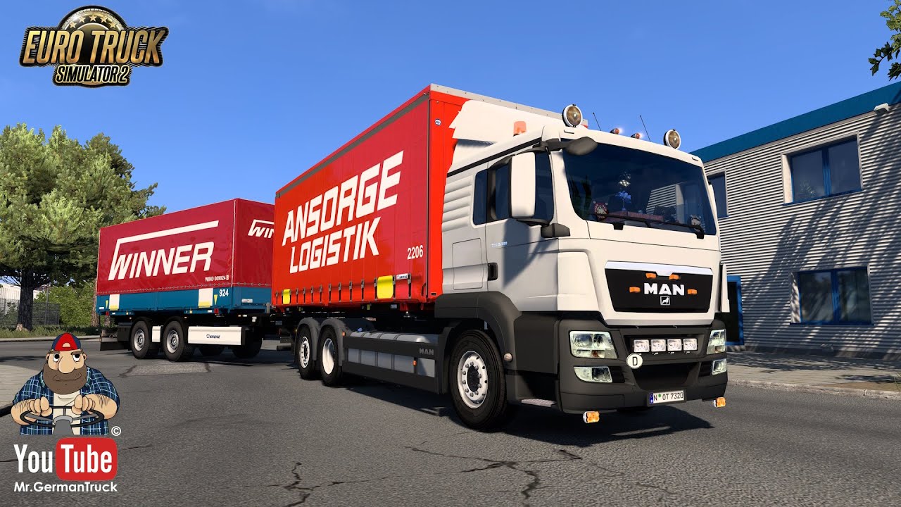 [ETS2 v1.52] MAN TGS by MADster + Swap Body Addon