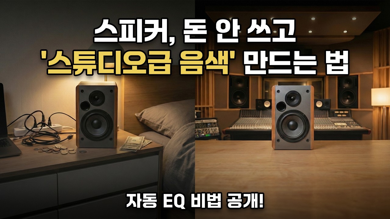 돈 안 들이고, 스피커 '모니터링 모드' 만들어보기!