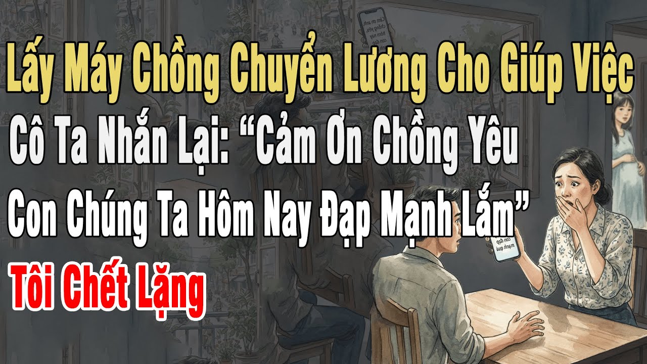 Lấy Máy Ck Chuyển Lương Cho Giúp Việc, Cô Ta NhắnLại: “Cảm Ơn Ck Yêu, Con Hôm Nay Đạp Mạnh”.Tôi Chết