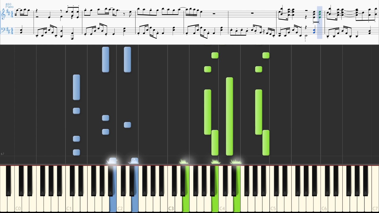 Portugal. The Man - Purple Yellow Red and Blue (Piano with sheet music & MIDI)