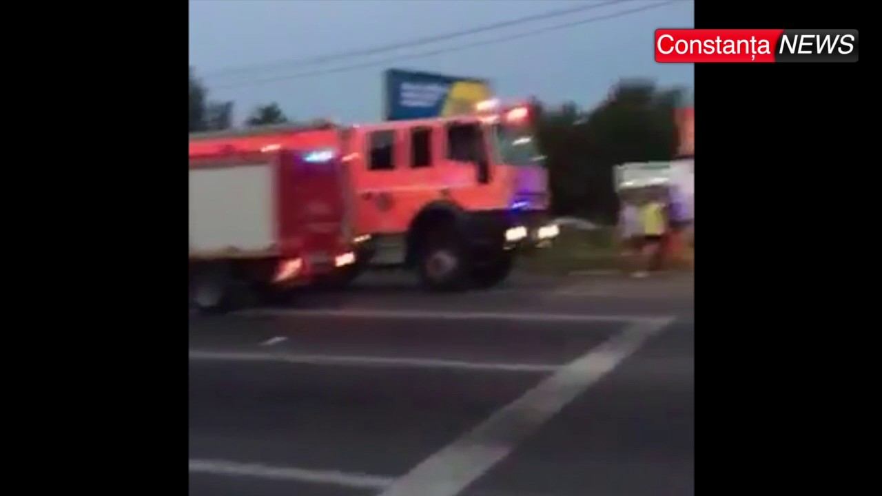 ctnews.ro | Accident microbuz rasturnat la Constanta