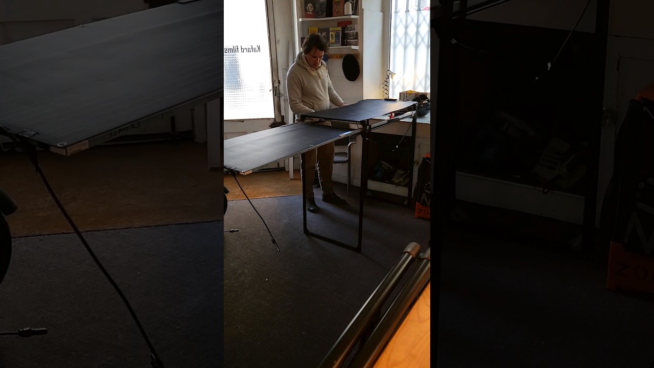 Structure solaire // dernier assemblage avant instal' sur le v&eacute;lo  #solarbike #solartrike #recumbent