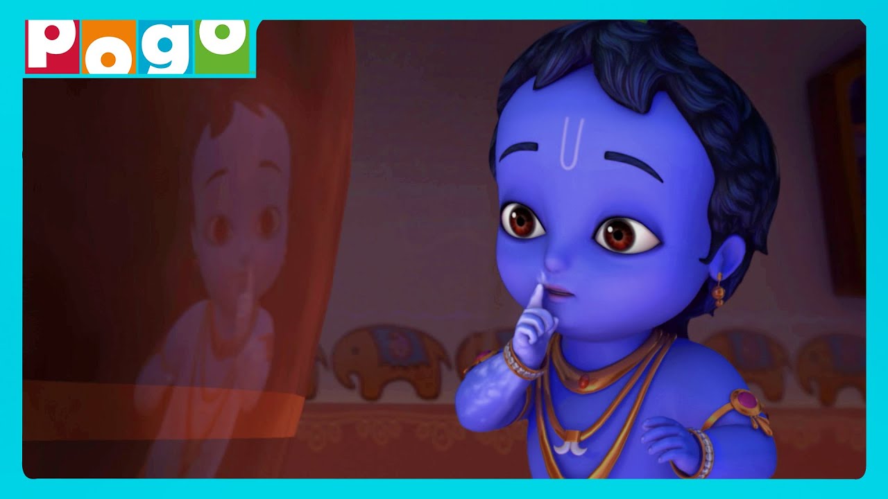 Little Krishna 🪈| Makhan Chori Pakki… Par Daant Zero!🧈| Hindi Cartoon😍| Kids Cartoon | @PogoChannel​