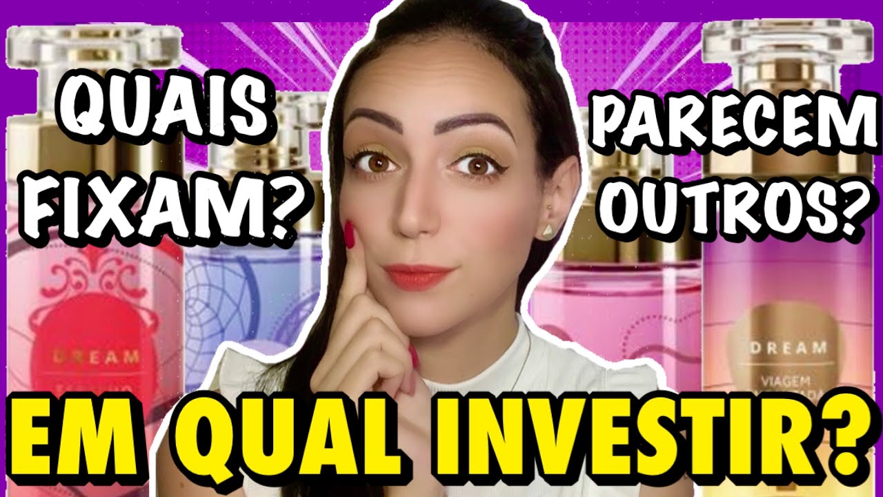 BODY SPLASHES DA BOTICÁRIO - COMPARAÇÕES COM OUTROS PERFUMES. LINHA DREAM