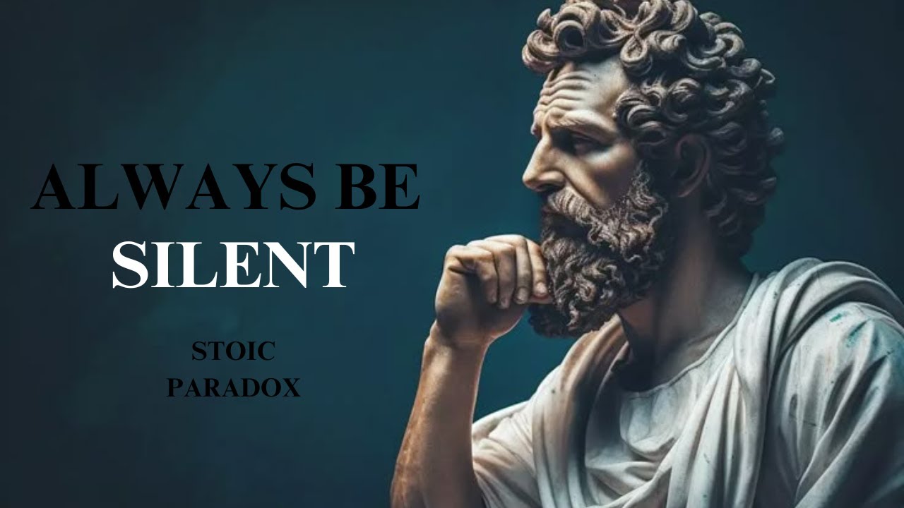 Why Speaking Less Is The KEY To Success | Stoic Paradox