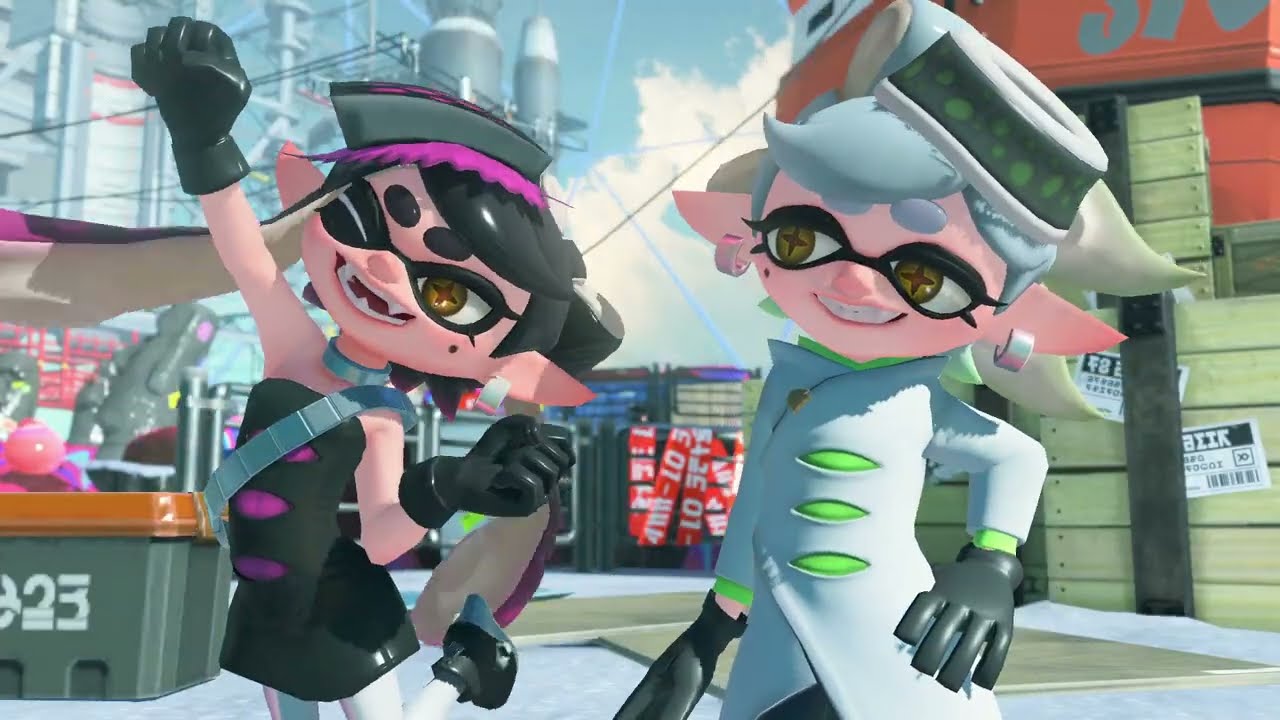 Hero Mode but the Squid Sisters are in their original colors (Cutscenes) | Splatoon 3