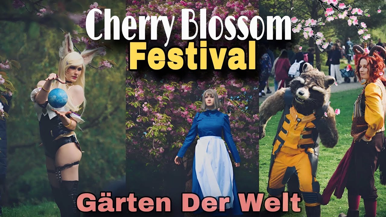 Cherry Blossom Festival Berlin || Kirschblütenfest in den Gärten der Welt || Germany 🇩🇪